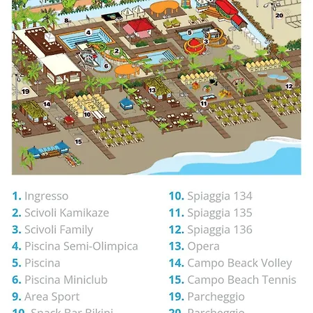 Panzió Fiorina - Colazione Fino A Mezzogiorno - Village Gratuito - Aquafan25 Oltremare20 *